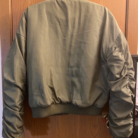 Bomber Jacket with ruching - Picture 6 of 8